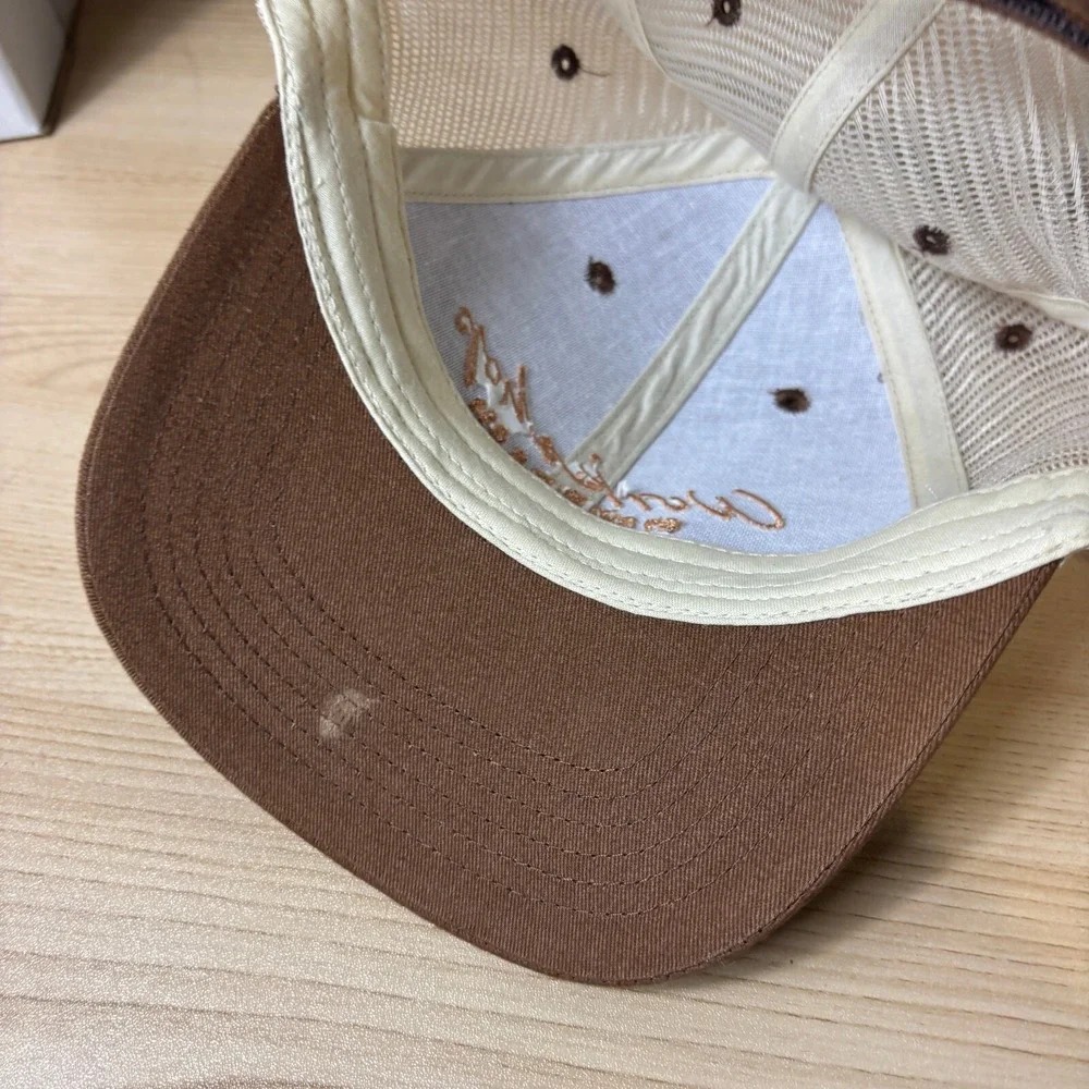 Butcher & Bee Hat Cap‎ Strap Back Brown Workshop Adjustable Mens